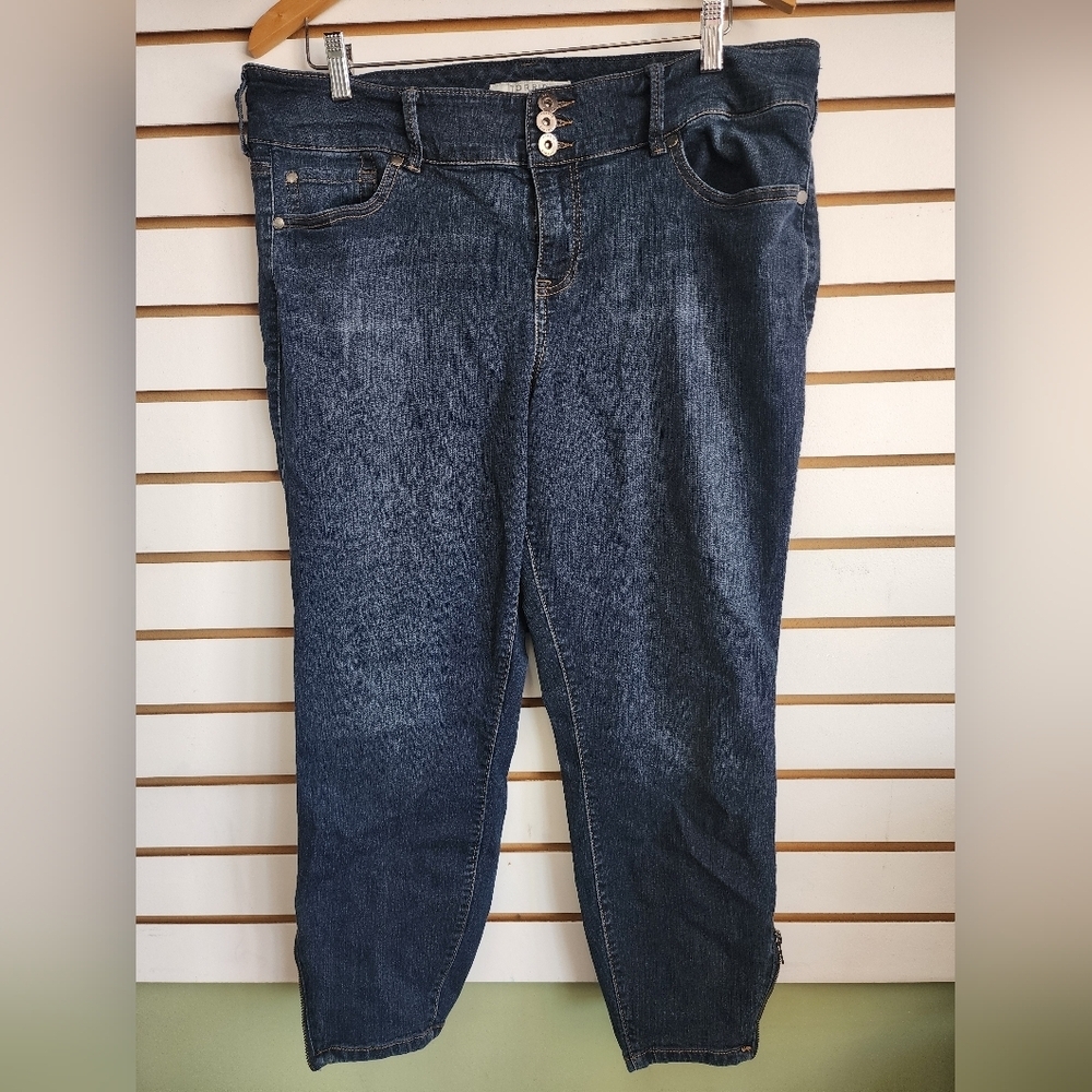 Torrid Skinny Cropped Denim 20R